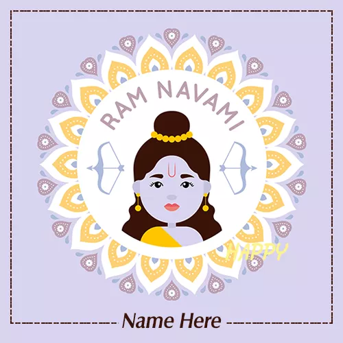 Happy Ram Navami Wishes 2020 Picture With Name
